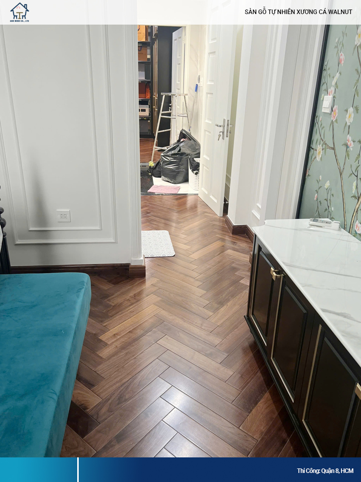 Sàn Gỗ Tự Nhiên Walnut