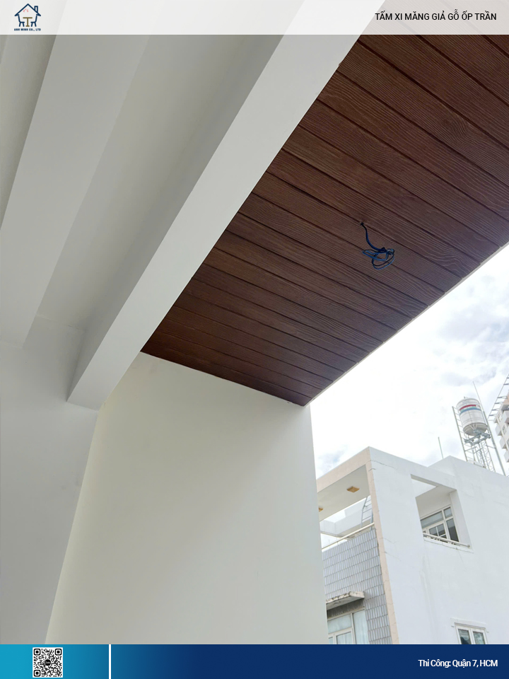 tấm xi măng ốp trần