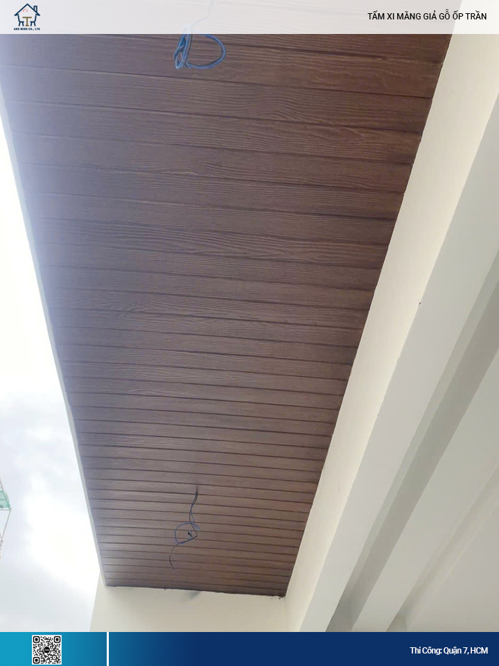 tấm xi măng ốp trần