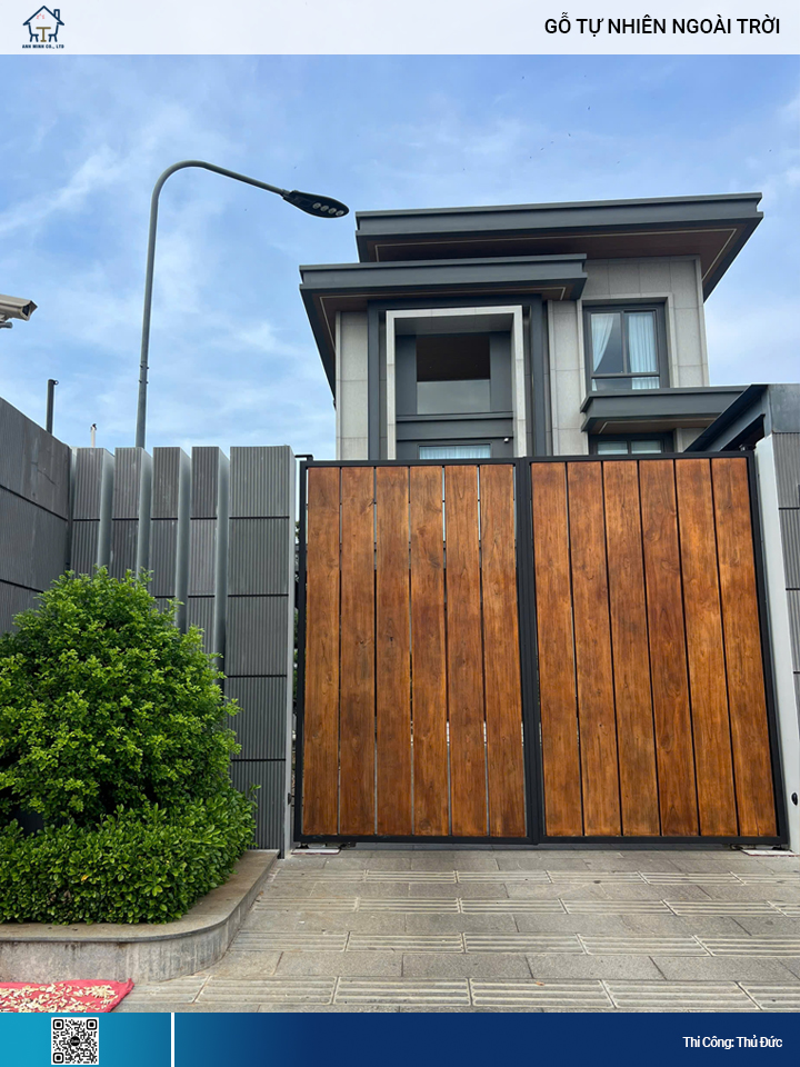 Tấm gỗ tự nhiên ngoài trời