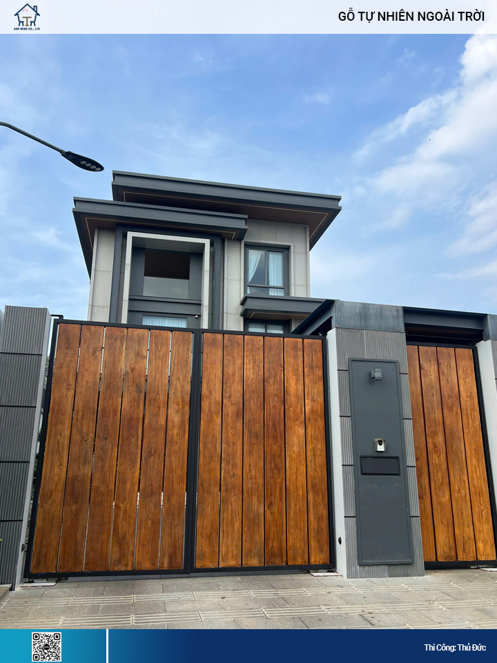 Tấm gỗ tự nhiên ngoài trời