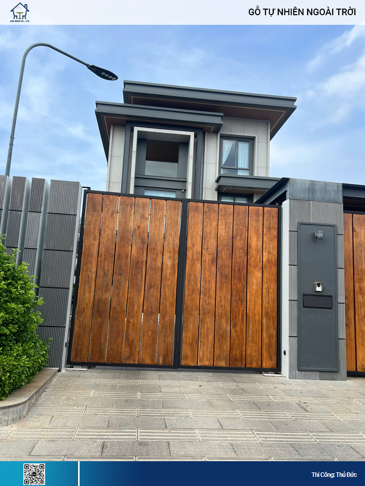 Tấm gỗ tự nhiên ngoài trời