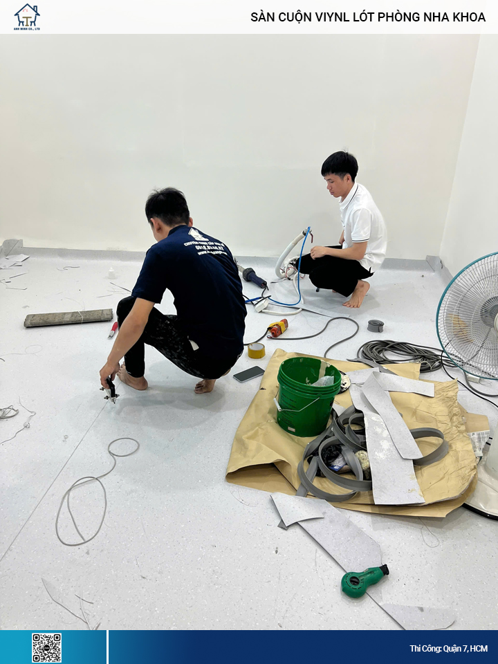 sàn nhựa Vinyl cuộn