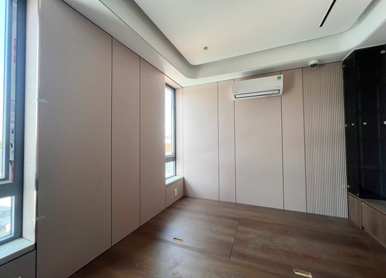 Tấm ốp than tre vân vải & lam sóng đồng màu