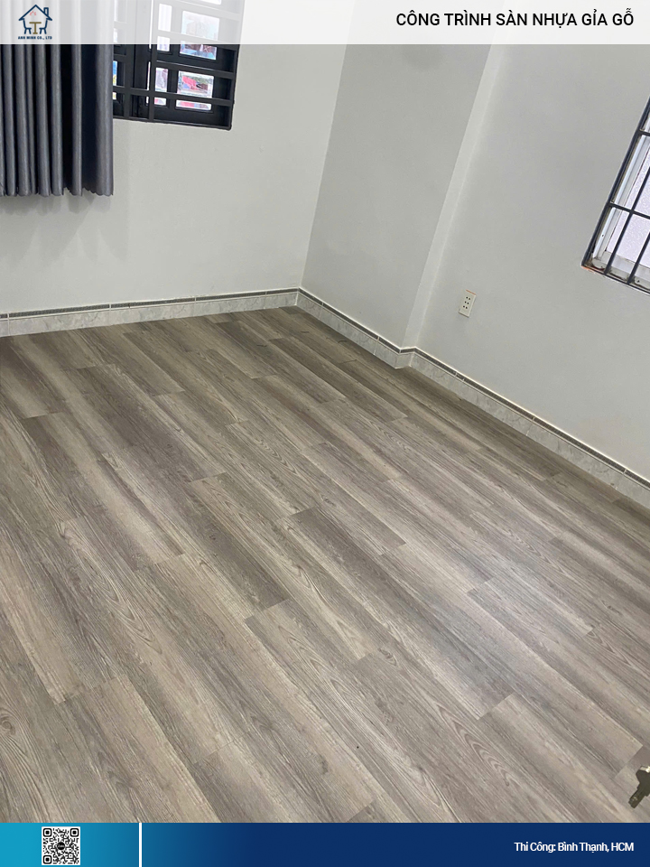 SÀN NHỰA GIẢ GỖ TẠI BÌNH THẠNH