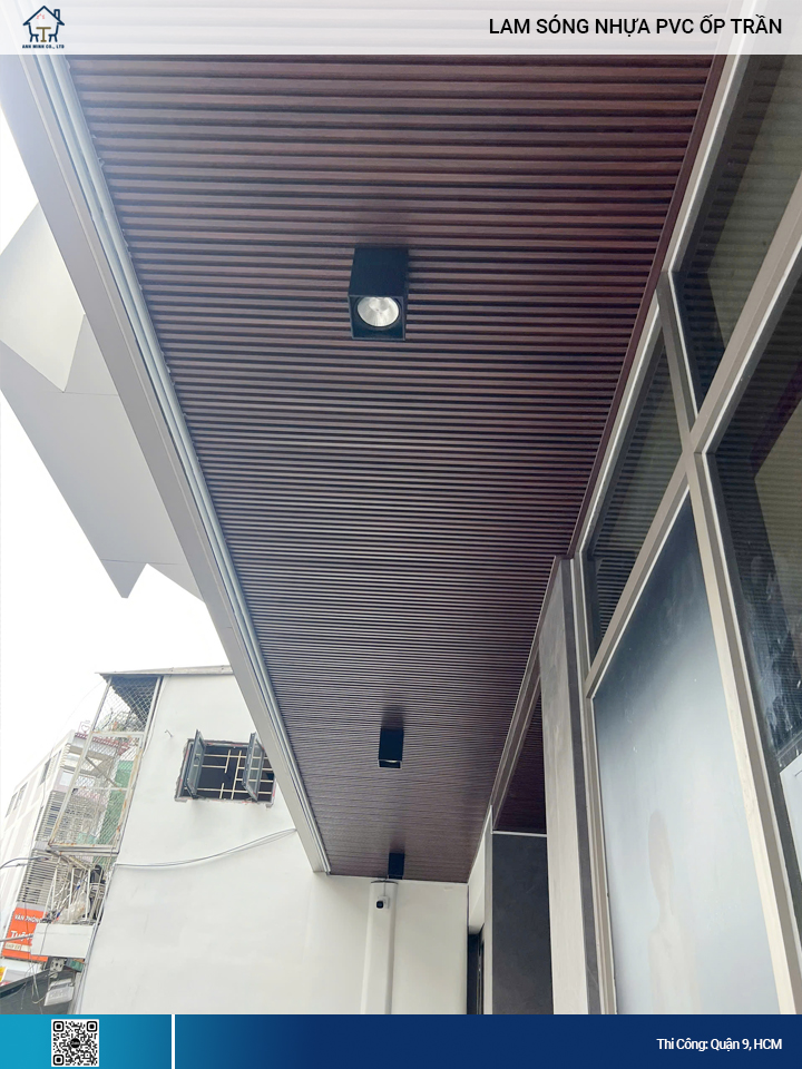 tấm lam sóng nhựa PVC ốp trần quận 9