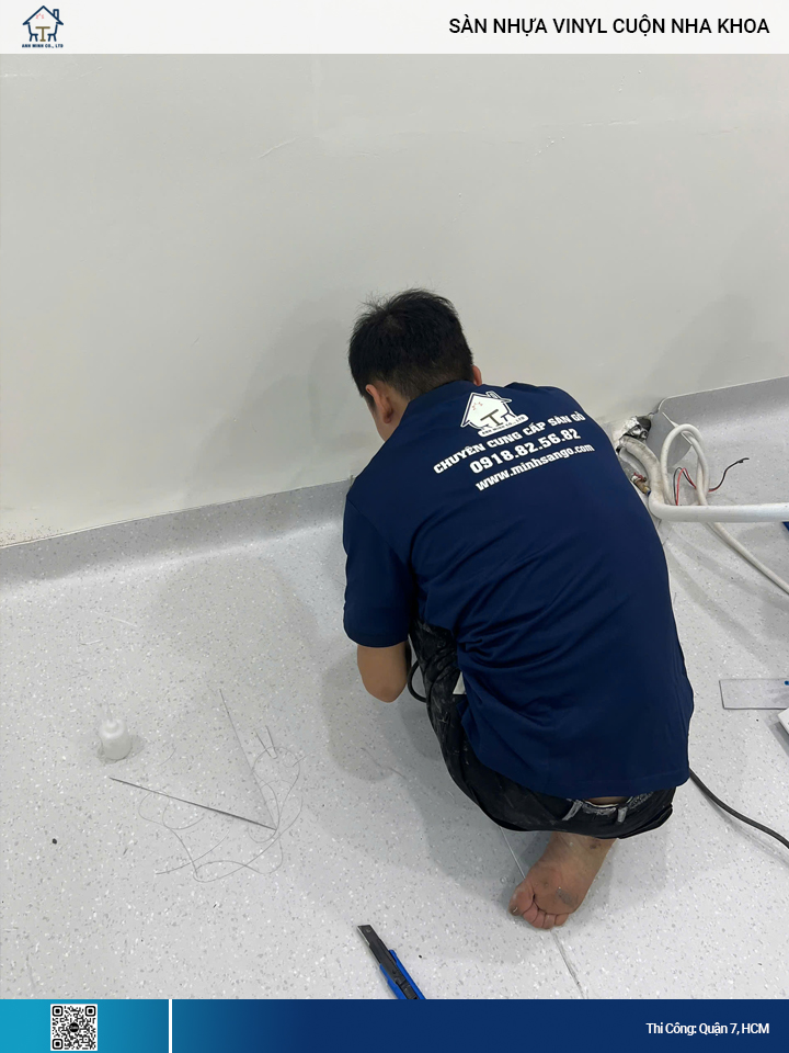 sàn nhựa Vinyl cuộn